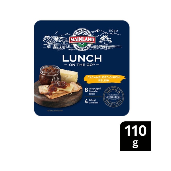 Mainland Cheese On The Go Lunch Caramelised Onion | 110g