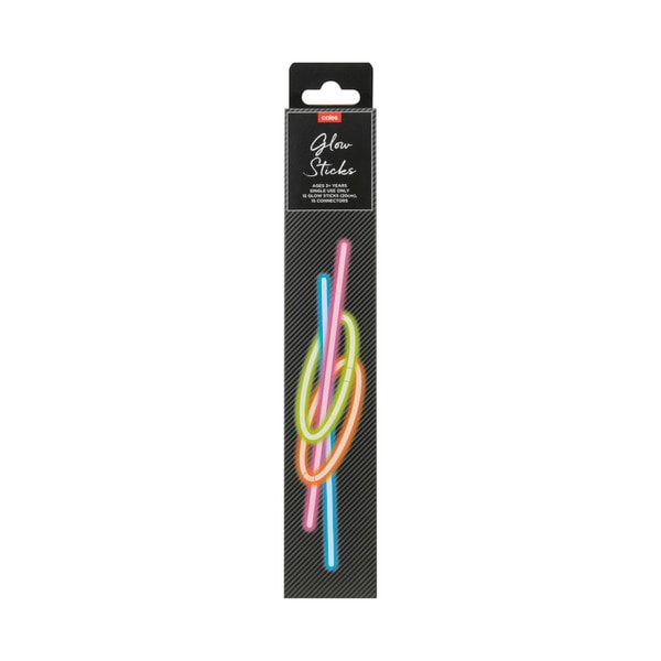 Coles Glow Sticks | 15 pack