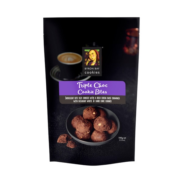 Byron Bay Cookie Triple Choc Bites Pouch | 100g