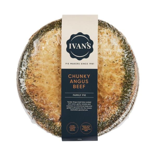 Ivans Family Chunky Angus Pie 900g | 900g