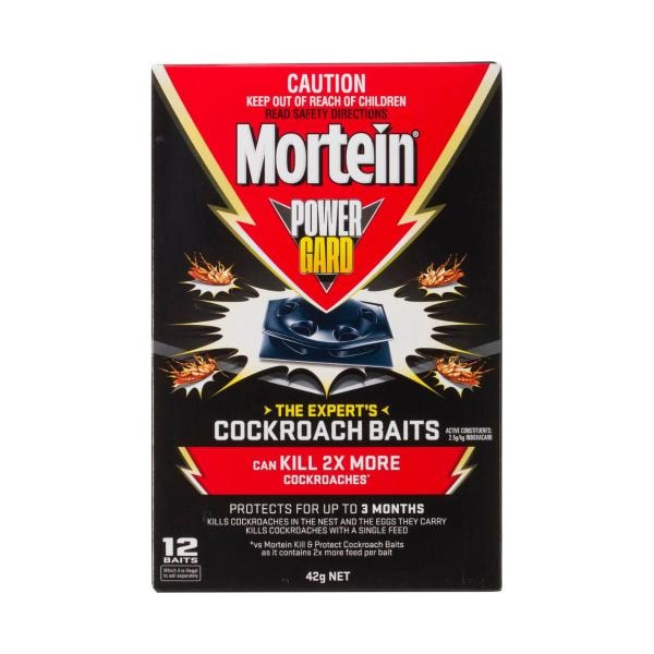 Mortein PowerGard Cockroach Baits | 12 pack