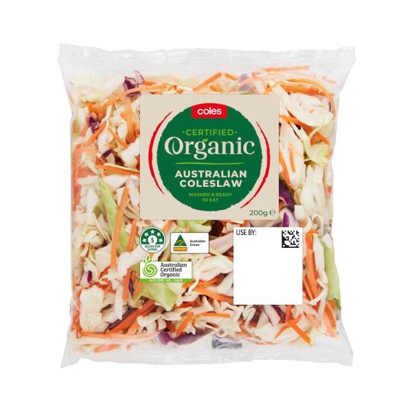 Coles Organic Coleslaw | 200g
