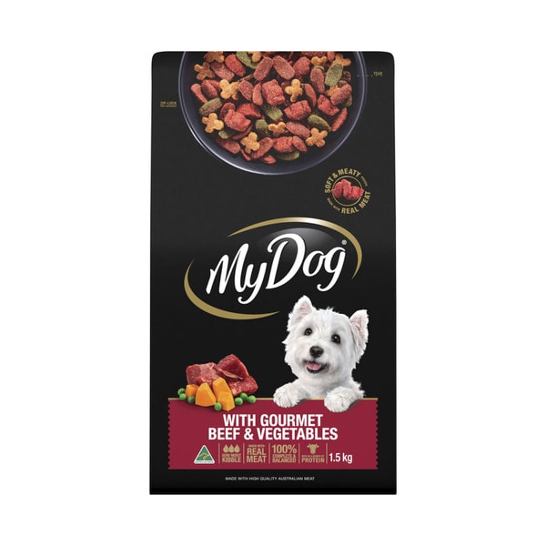 My Dog With Gourmet Beef And Roast Vegetable Flavour Dry Dog Food | 1.5kg