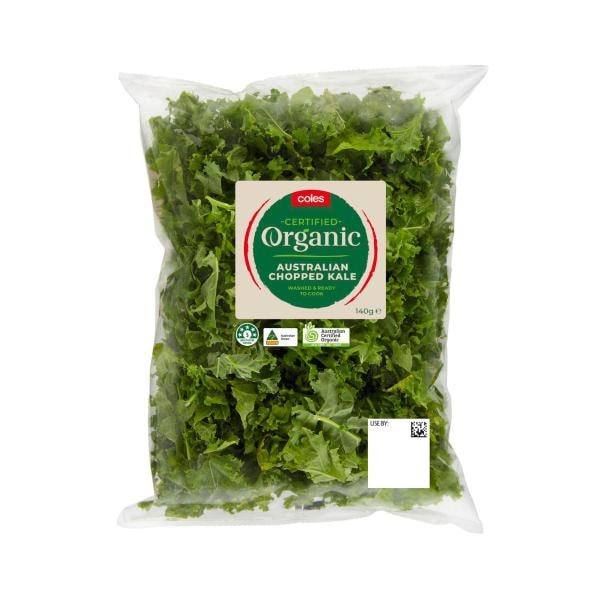Coles Organic Chopped Kale | 140g