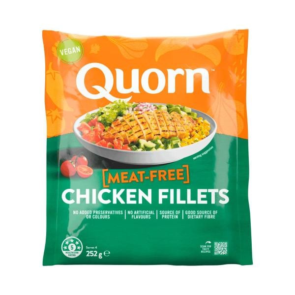 Quorn Frozen Vegan Fillets | 252g