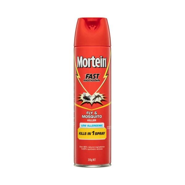 Mortein Fast Knockdown Fly & Mosquito Killer Low Allergenic | 350g