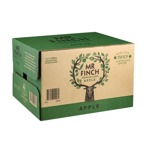 Mr Finch Apple Cider Bottle 330mL | 24 Pack