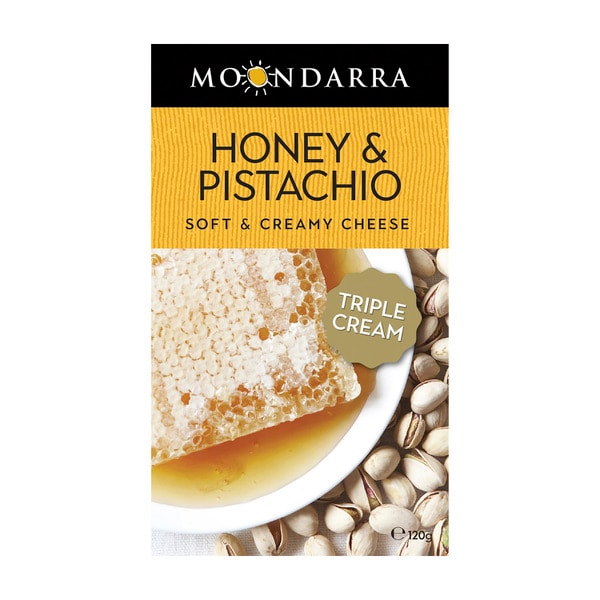 Moondarra Honey & Pistachio Cream Cheese | 120g