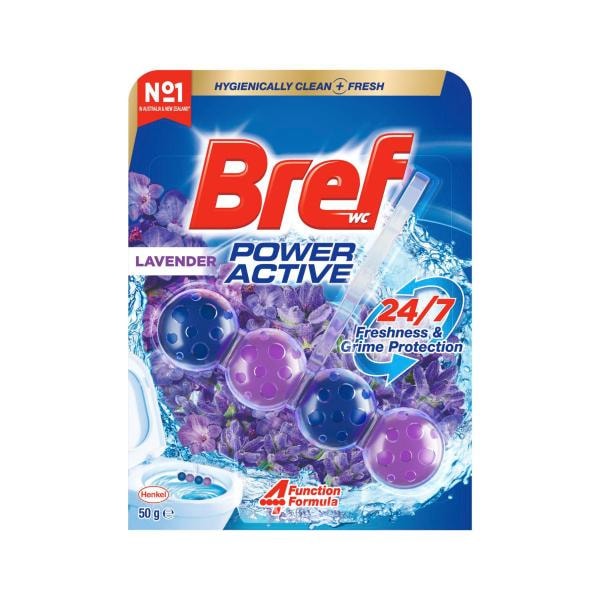 Bref Power Active Rim block Toilet Cleaner Lavender | 50g