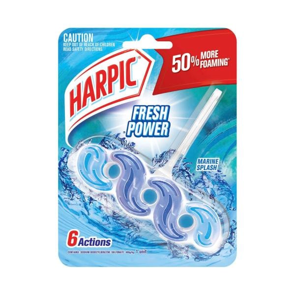 Harpic Fresh Power6 Toilet Cleaner Marine Splash | 39g