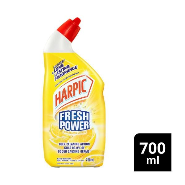 Harpic Fresh Power Toilet Cleaner Sparkling Citurs | 700mL