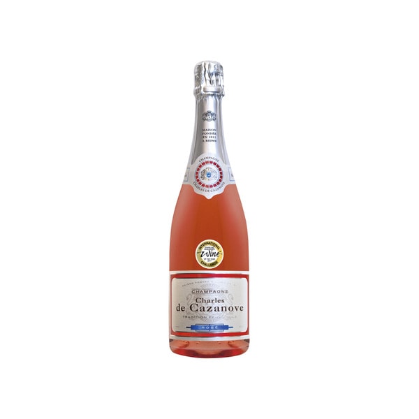 Charles de Cazanove Brut Rose Tradition NV 750mL | 1 Each