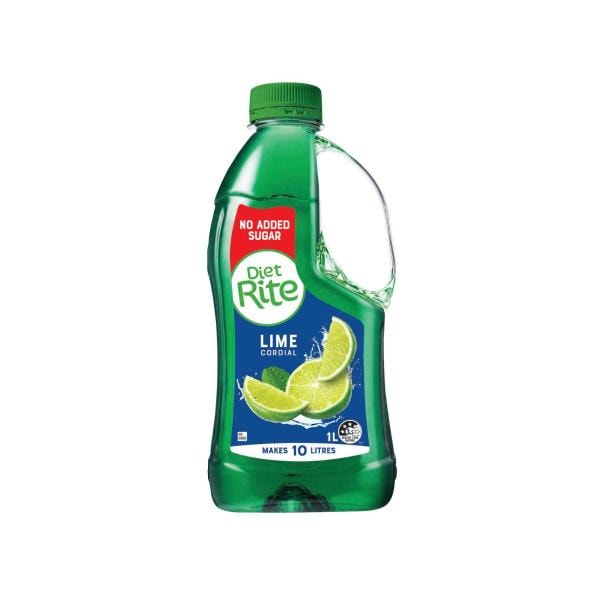 Diet Rite Lime Cordial | 1L