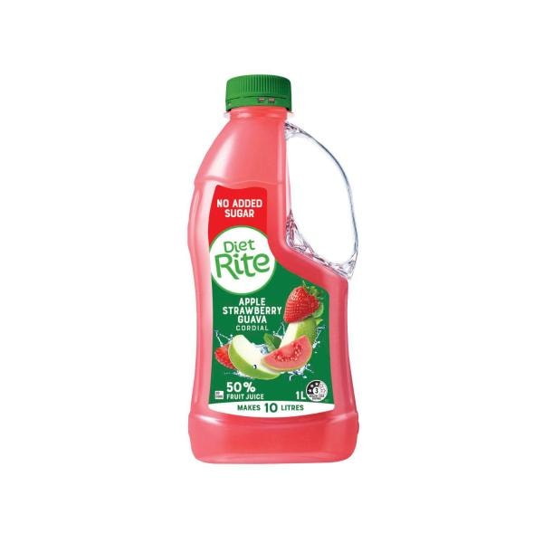 Diet Rite Strawberry Guava Cordial | 1L