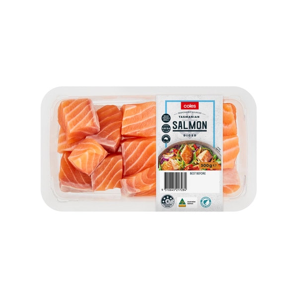 Coles Tasmanian Salmon Diced | 300g