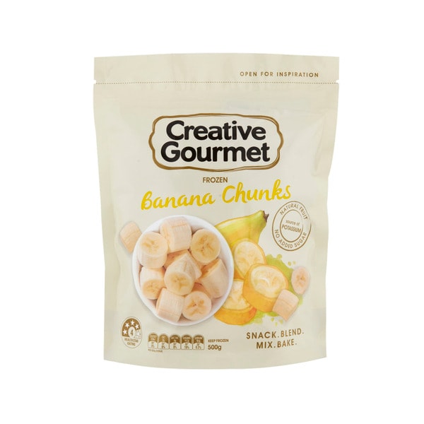 Creative Gourmet Frozen Banana Chunks | 500g