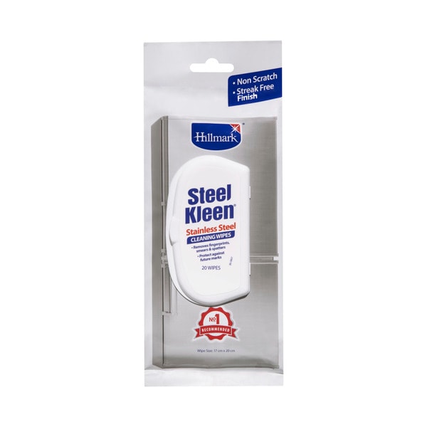 Hillmark Stainless Steel Wipes | 20 pack