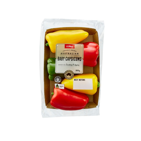 Coles Australian Baby Capsicums | 350g