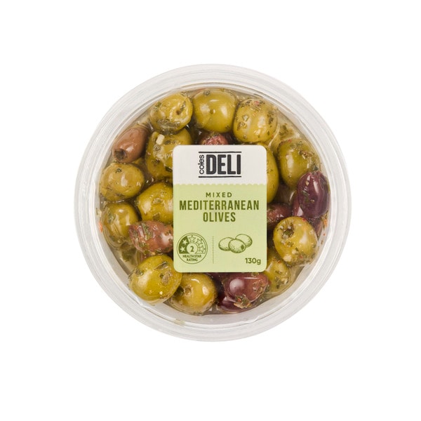 Coles Deli Express Mediterranean Olives | 130g