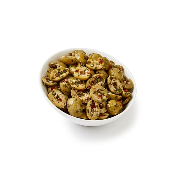 Coles Split Green Olives | approx. 100g