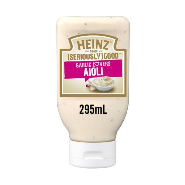 Heinz Seriously Good Garlic Lovers Aioli Mayonniase | 295mL