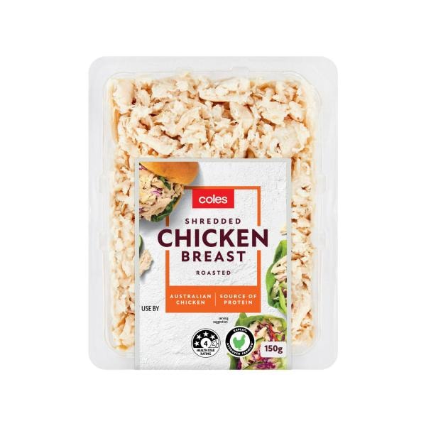 Coles Shredded Roast Chicken Breast | 150g