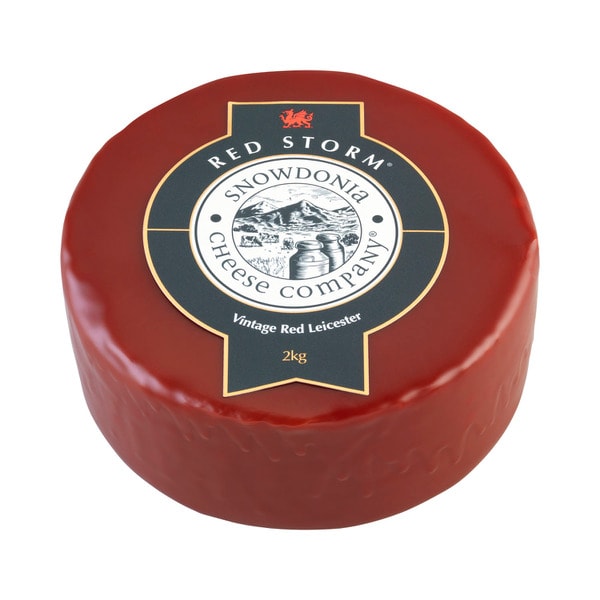 Snowdonia Red Storm Vintage Red Leicester Cheddar | approx. 100g