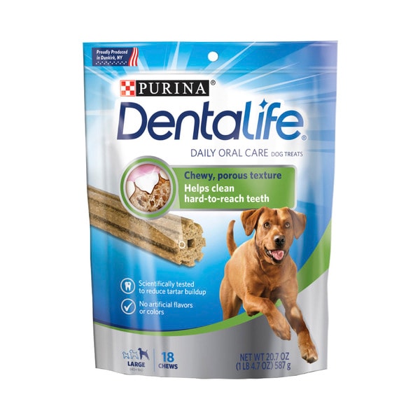 Purina Dentalife Dog Treat Chews Large | 18 pack