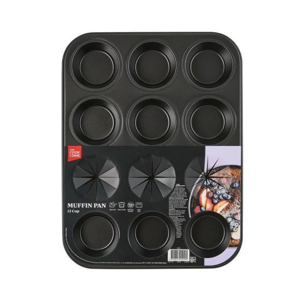 Cook & Dine 12 Cup Muffin Tray | 1 each