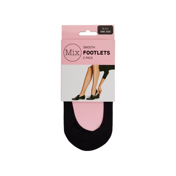 Mix Smooth Footlets | 2 Pack