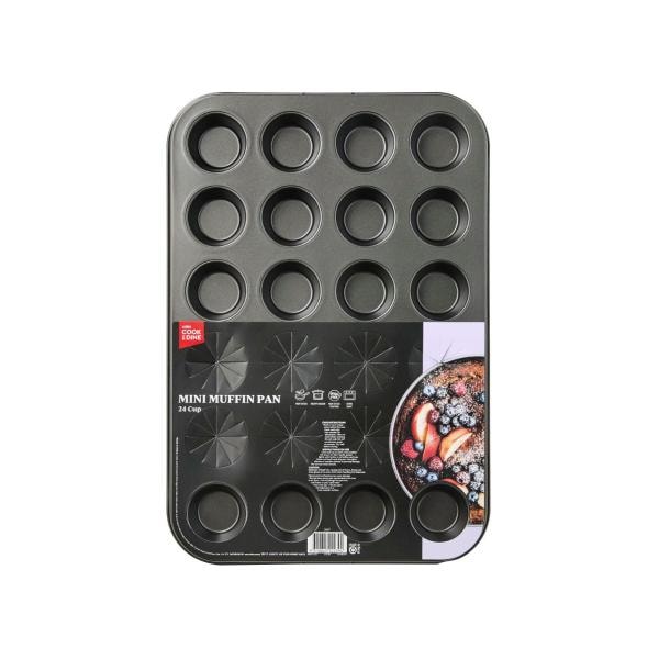 Cook & Dine 24 Cup Mini Muffin Tray | 1 each