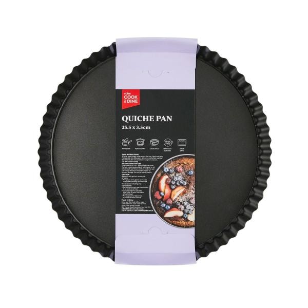 Cook & Dine Loose Base Quiche Pan 25.5cm | 1 each