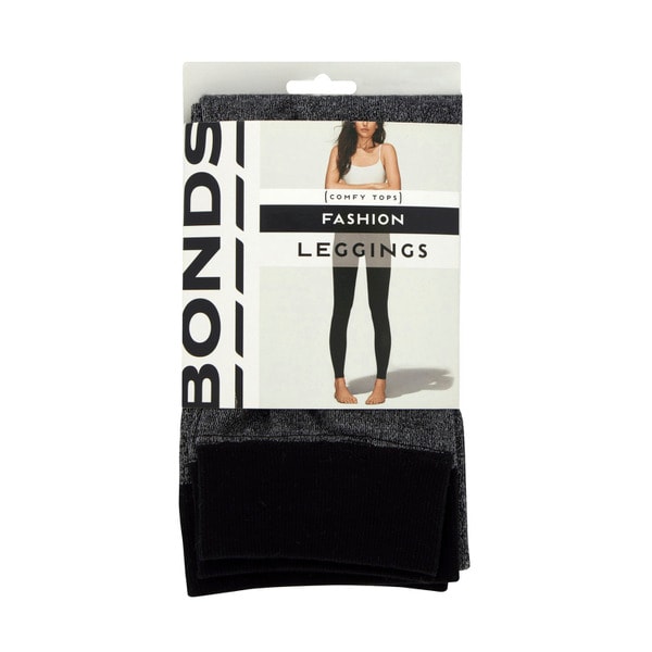 Bonds Salt N Pepper Legging Medium/Long | 1 pack