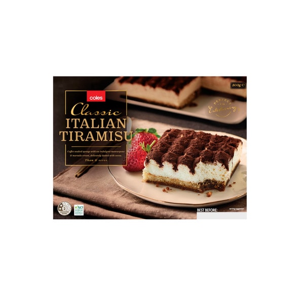 Coles Frozen Tiramisu | 500g