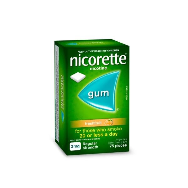 Nicorette Fresh Fruit Gum 2Mg | 75 pack