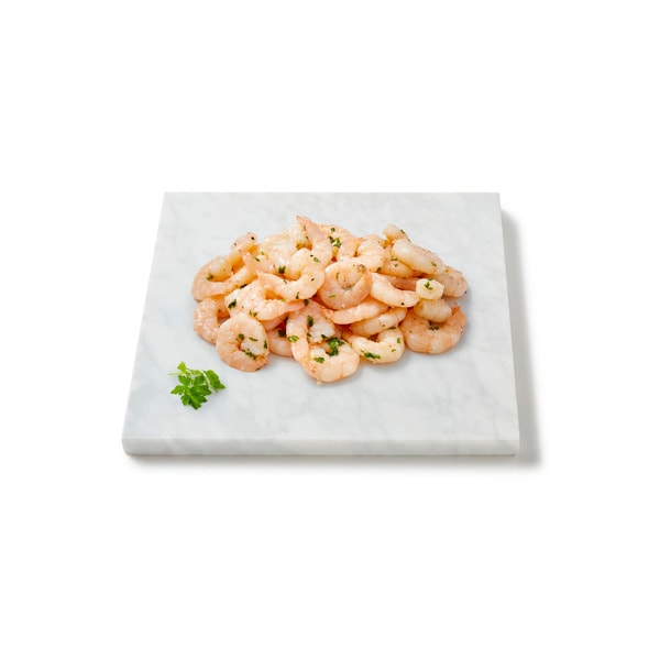 Coles Deli Thawed Peeled Garlic Prawns | approx. 250g