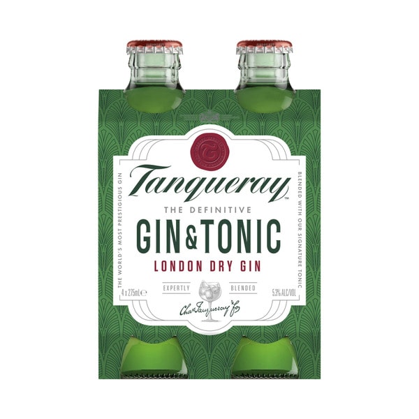 Tanqueray Tonic Bottle 275mL | 24 pack