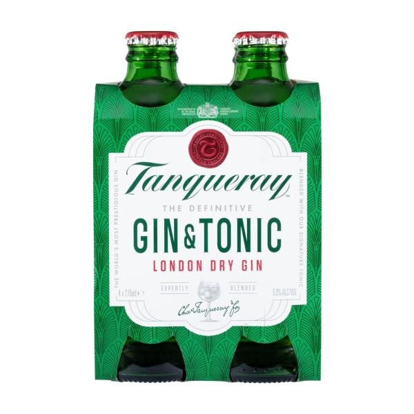 Tanqueray Tonic Bottle 275mL | 4 pack