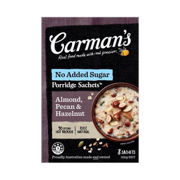 Carmans Gourmet Porridge Almond Pecan & Hazelnut | 320g