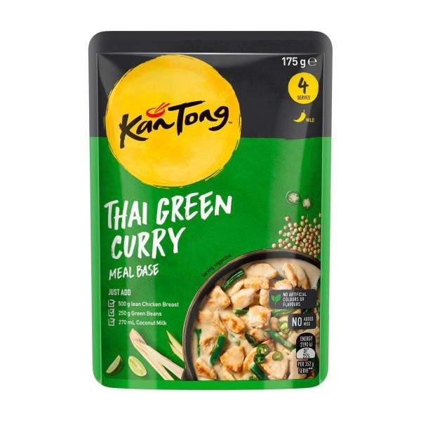 Kantong Meal Base Pouch Cooking Sauce Thai Green Curry | 175g