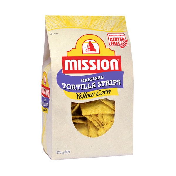 Mission Original Yellow Corn Tortilla Strips | 230g