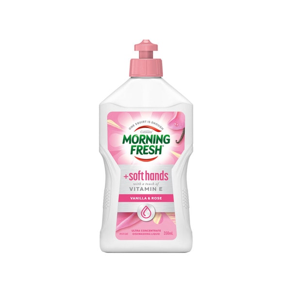 Morning Fresh Soft Hands Vanilla & Rose Dishwashing Liquid | 350mL