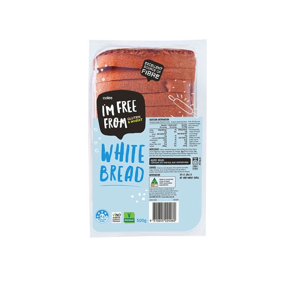 Coles I'M Free From White Loaf | 500g