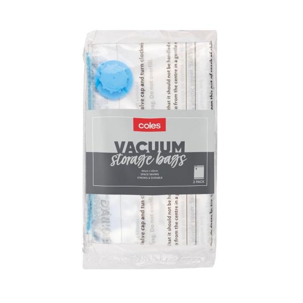Coles Vacuum Storage Bags | 2 pack