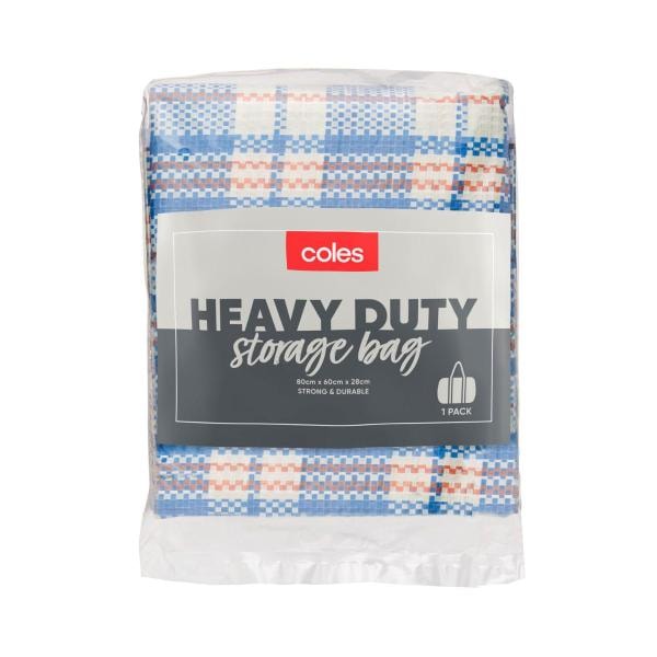 Coles Heavy Duty Storage Bag | 1 pack