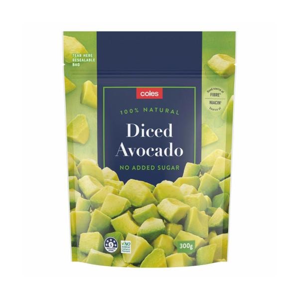 Coles Frozen Diced Avocado | 300g