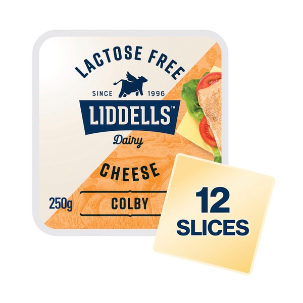 Liddells Colby Cheese Slices | 250g