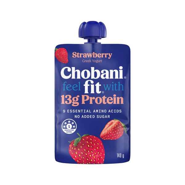 Chobani Fit High Protein Yogurt Pouch Strawberry | 140g