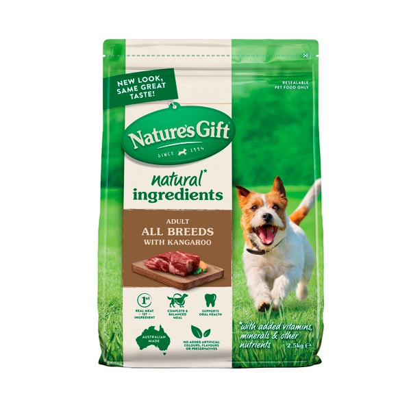 Nature's Gift Adult All Breeds Dry Dog Food With Kangaroo | 2.5kg