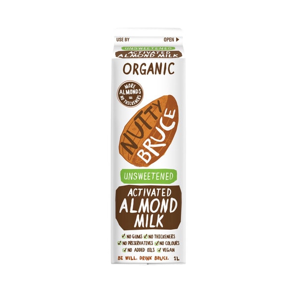 Nutty Bruce Organic Unsweetened Almond Milk | 1L